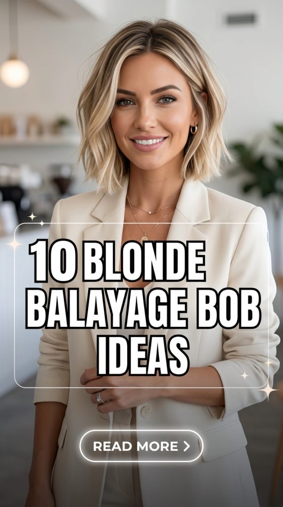 10 Blonde Balayage Bob Ideas