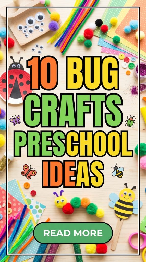 10 Bug Crafts Preschool Ideas