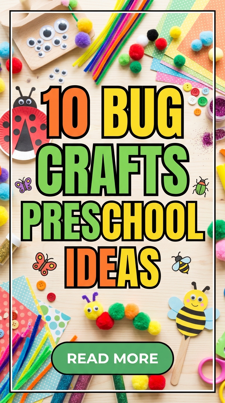 10 Bug Crafts Preschool Ideas