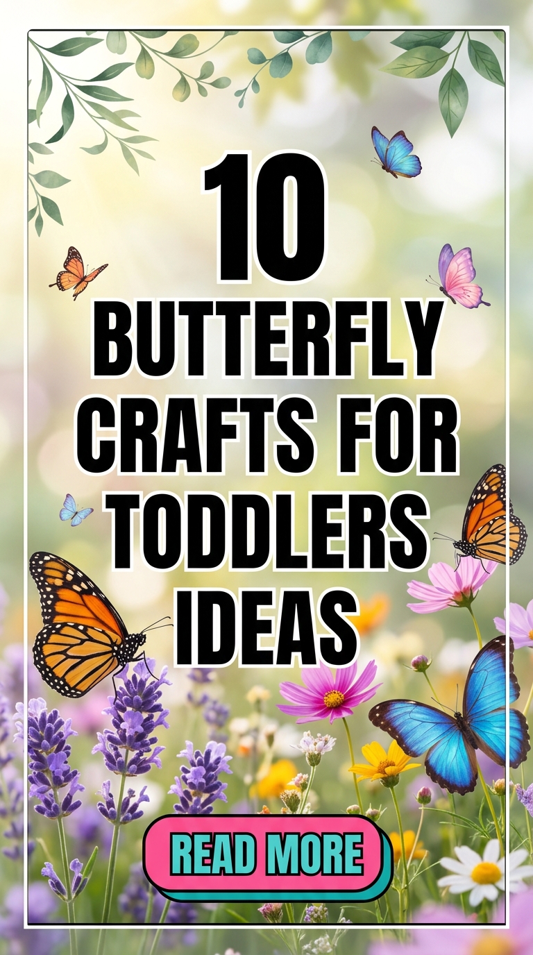 10 Butterfly Crafts for Toddlers Ideas