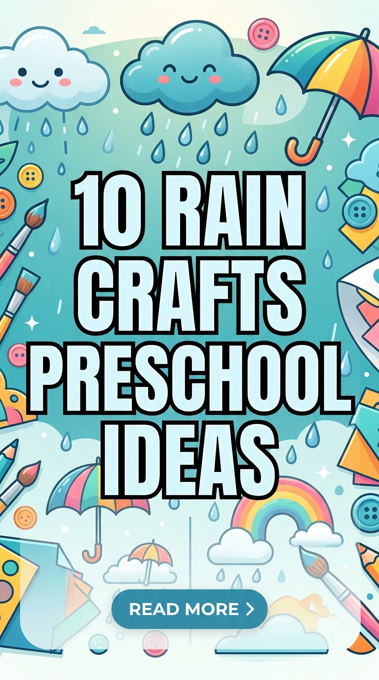 10 Rain Crafts Preschool Ideas