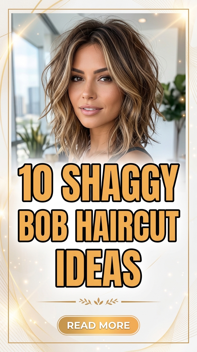10 Shaggy Bob Haircut Ideas