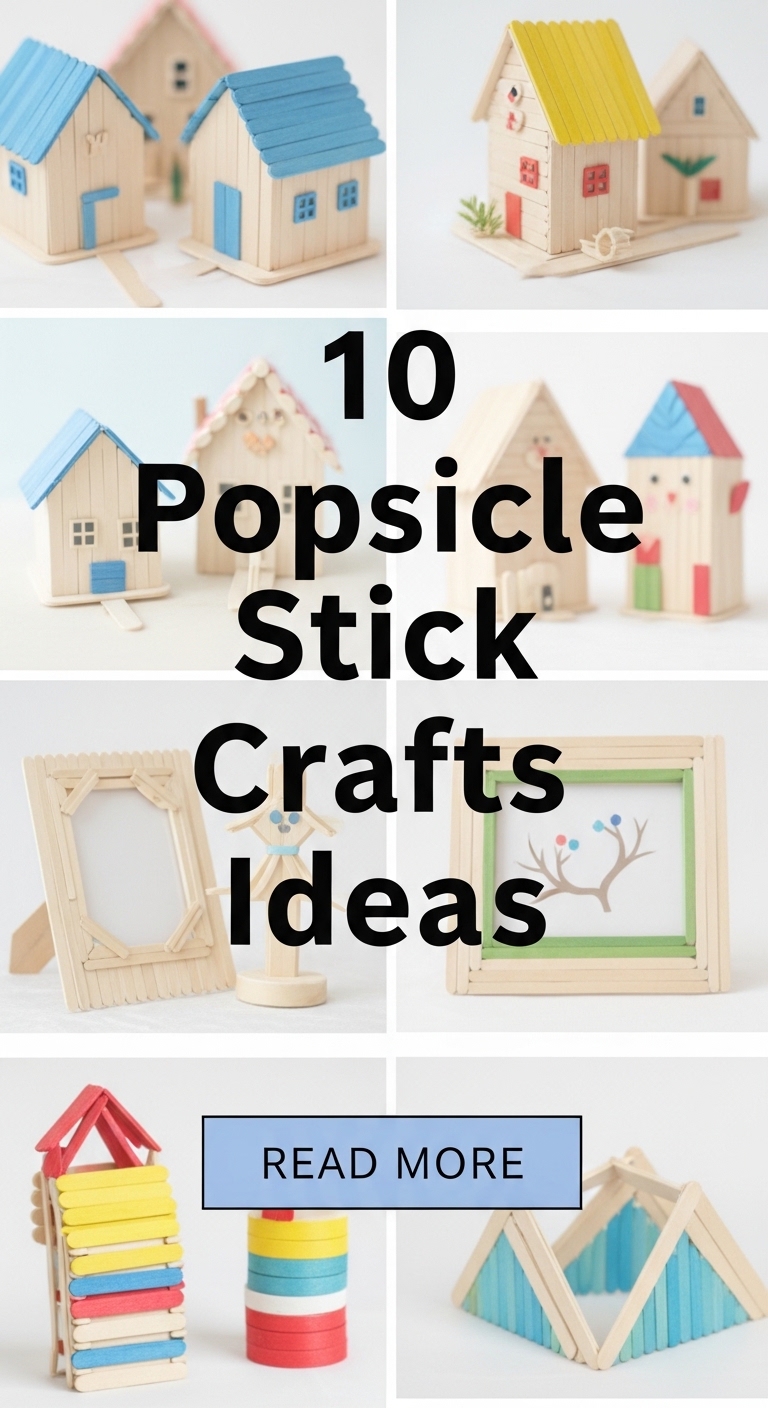 10 Popsicle Stick Crafts Ideas