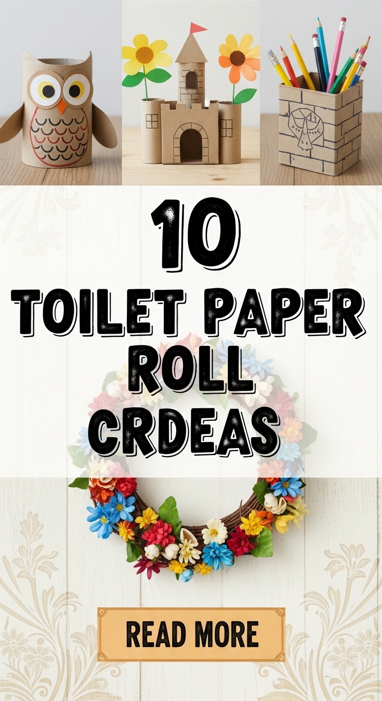 10 Toilet Paper Roll Crafts Ideas