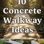 10 Concrete Walkway Ideas