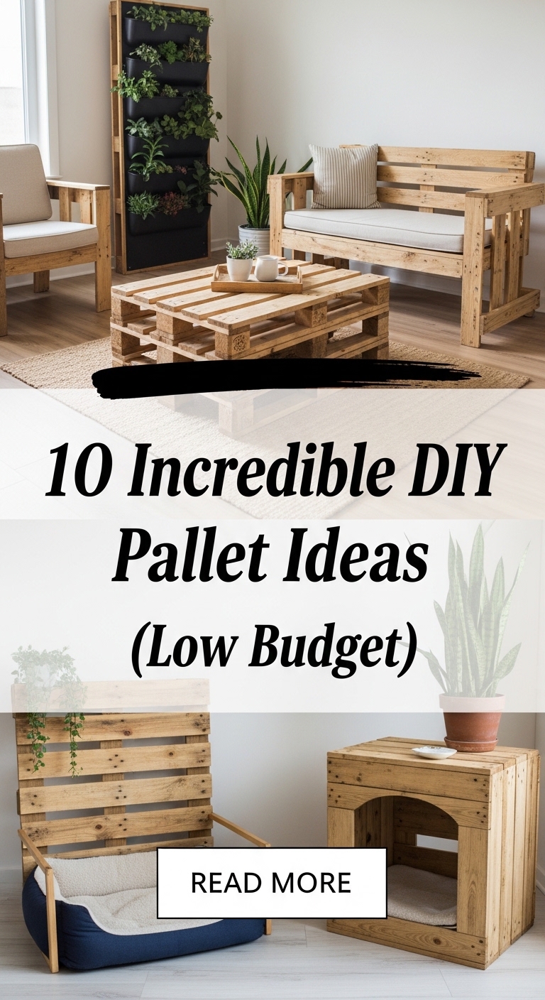 10 Incredible DIY Pallet Ideas (Low Budget)