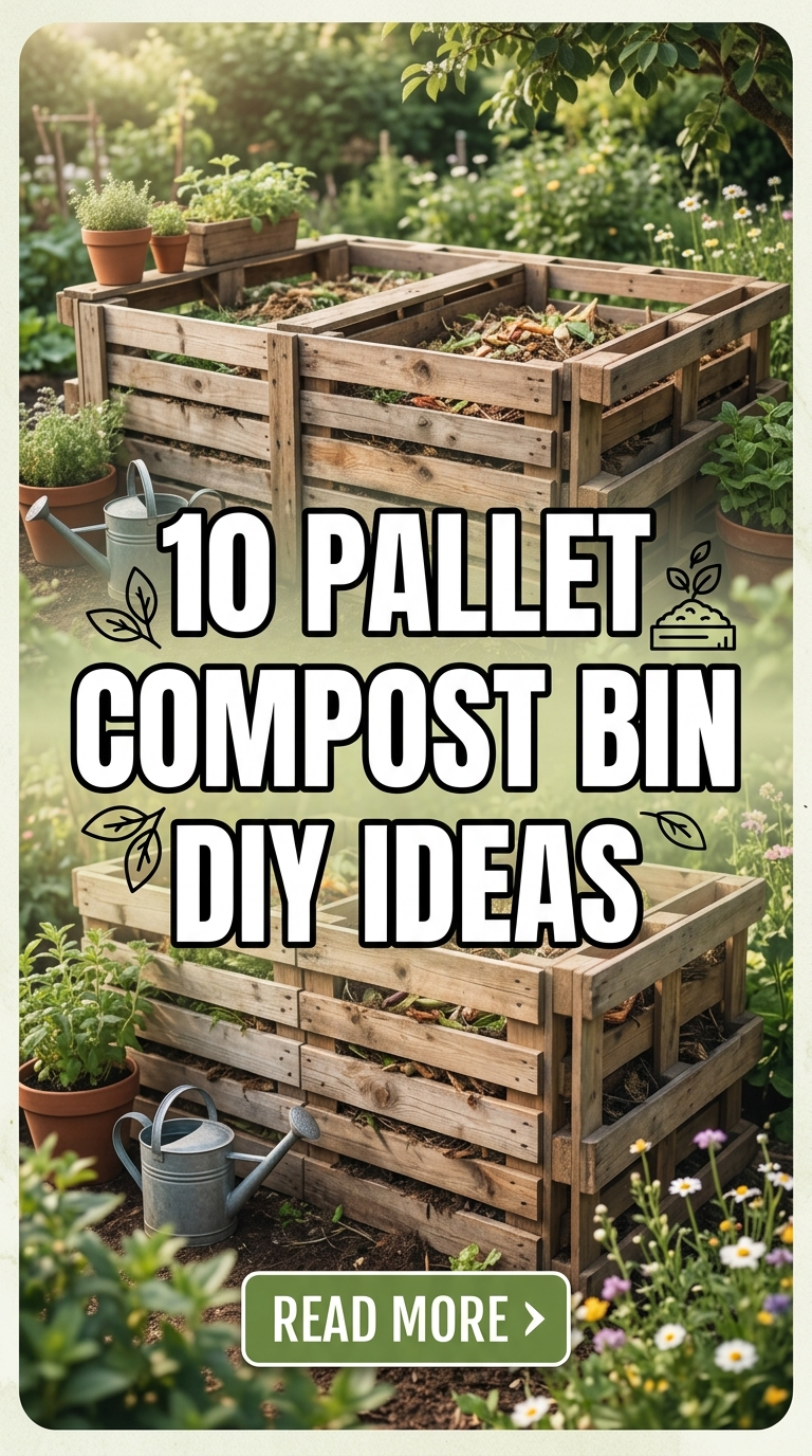 10 Pallet Compost Bin DIY Ideas