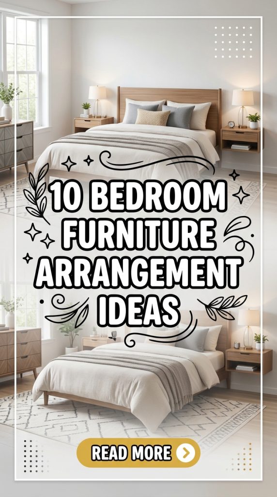 10 Bedroom Furniture Arrangement Ideas