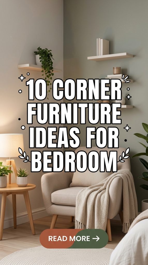 10 Corner Furniture Ideas for Bedroom