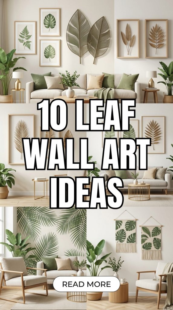 10 Leaf Wall Art Ideas