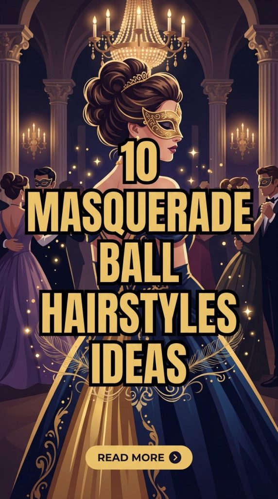 10 Masquerade Ball Hairstyles Ideas