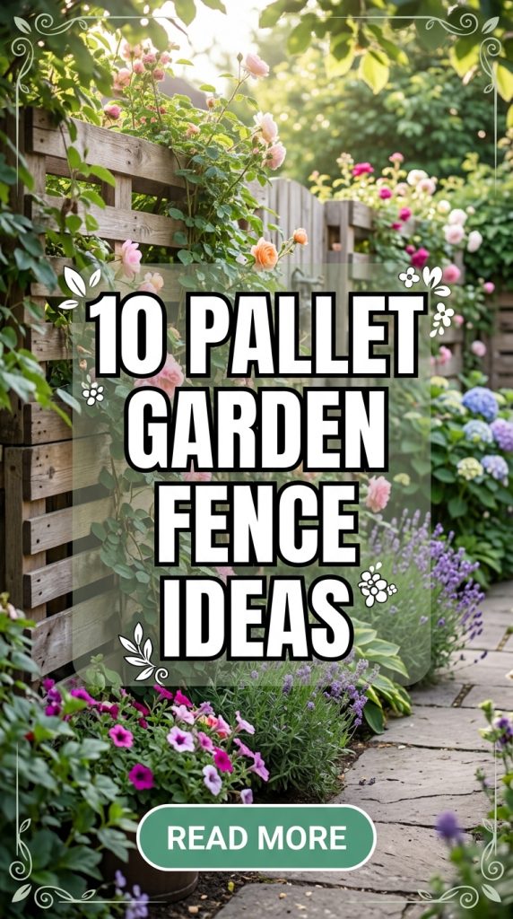 10 Pallet Garden Fence Ideas