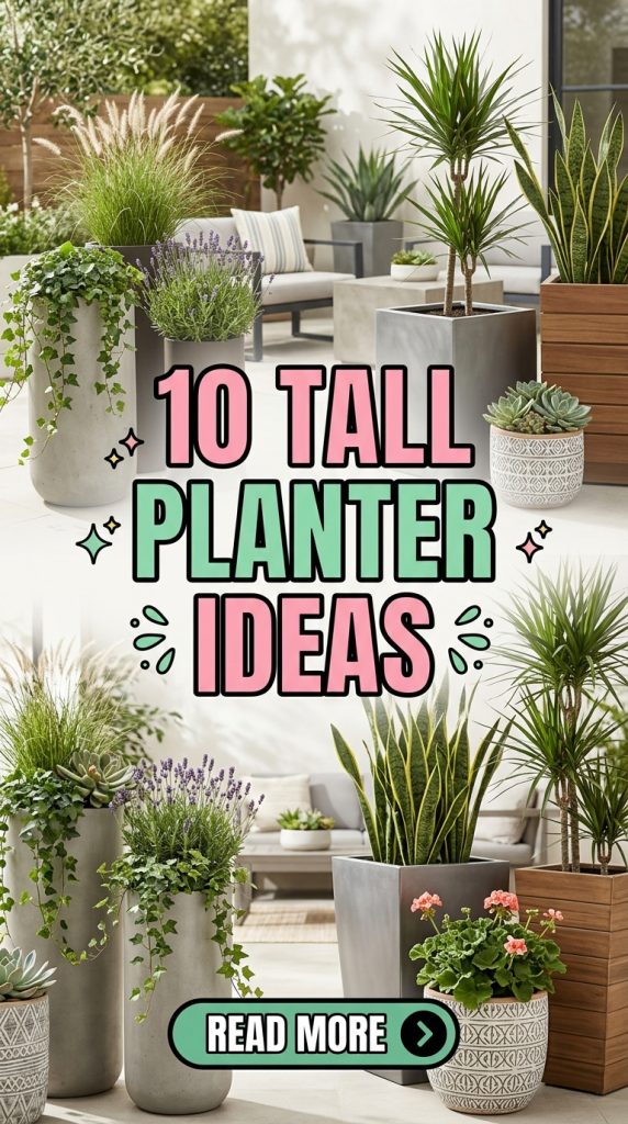 10 Tall Planter Ideas