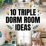 10 Triple Dorm Room Ideas