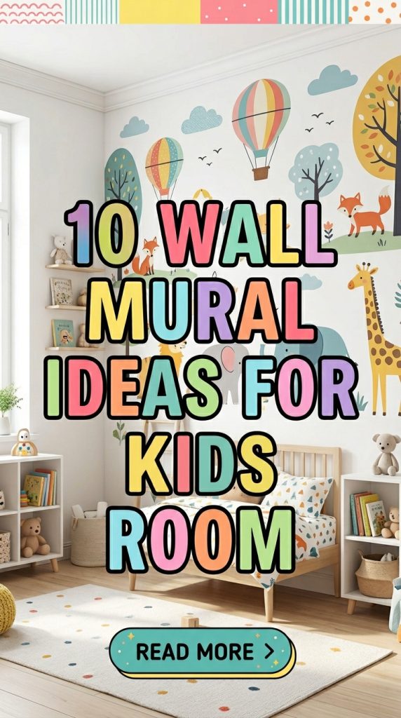 10 Wall Mural Ideas for Kids Room
