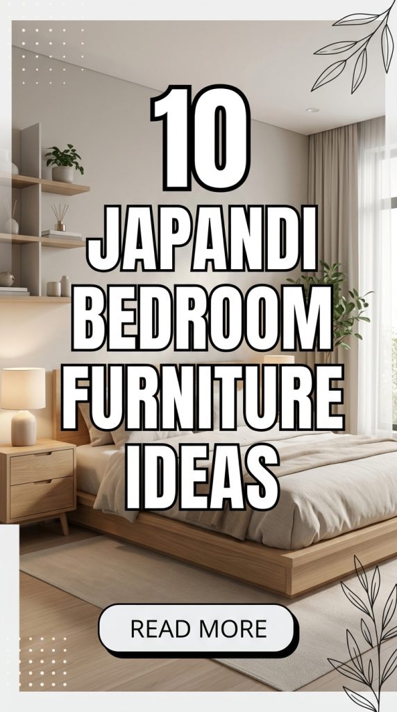 10 Japandi Bedroom Furniture Ideas
