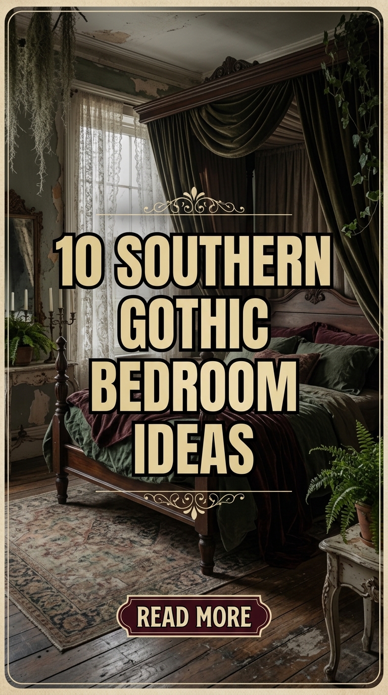 10 Southern Gothic Bedroom Ideas