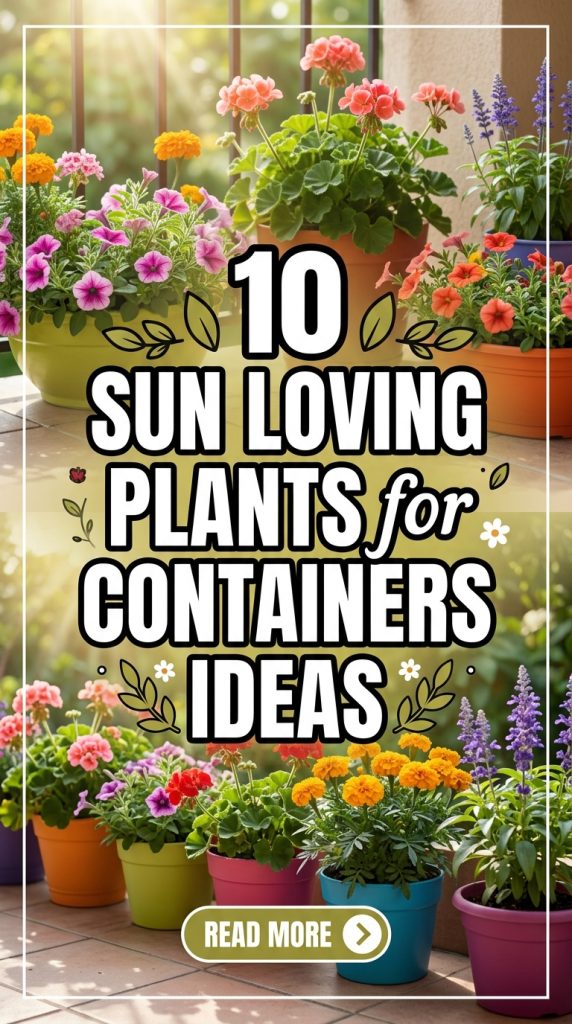10 Sun Loving Plants for Containers Ideas