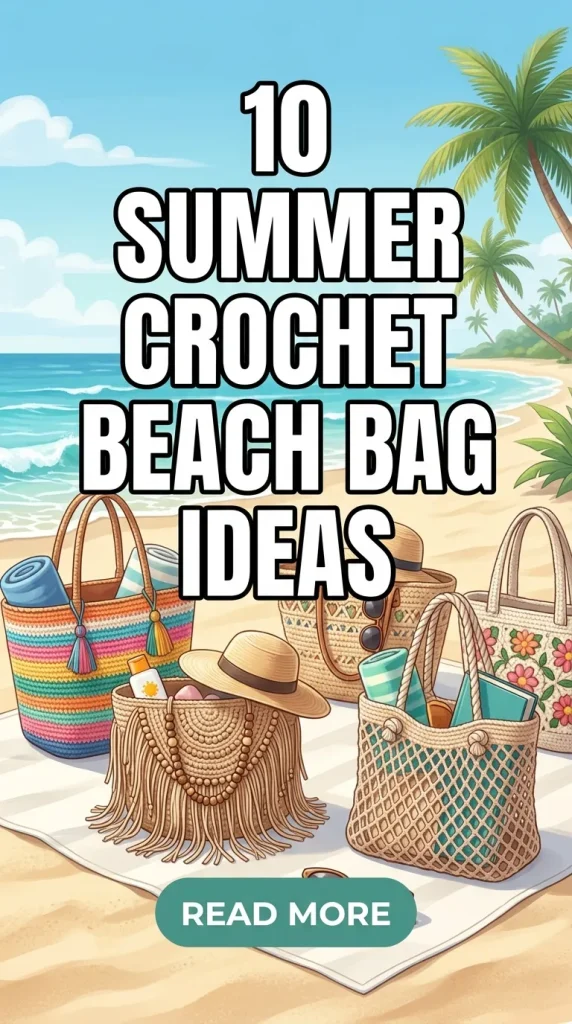 10 Summer Crochet Beach Bag Ideas