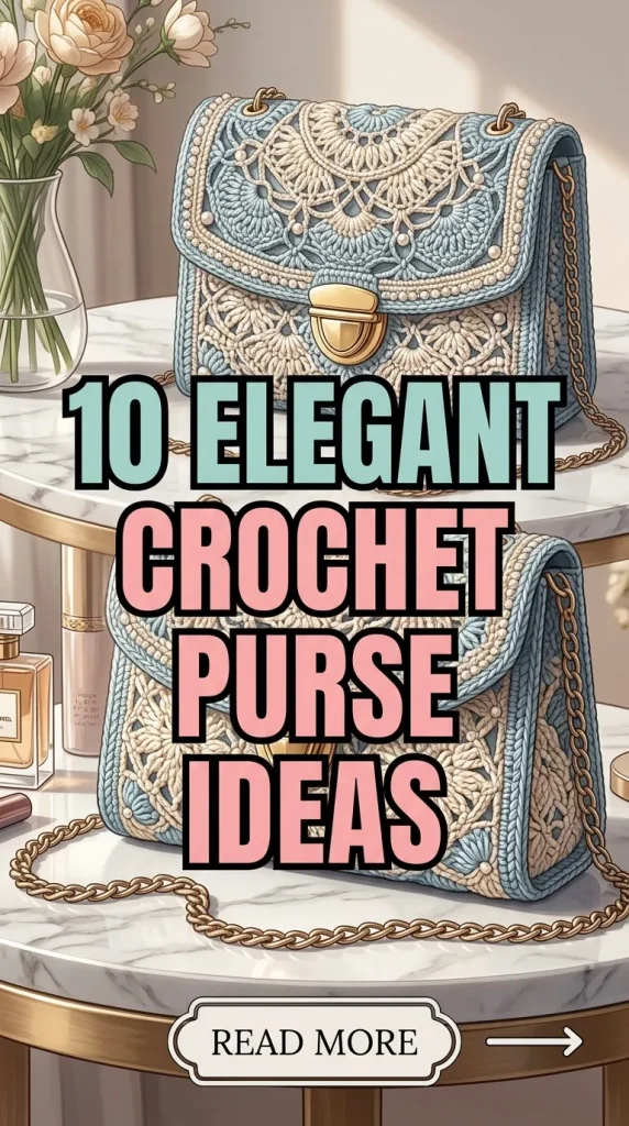 10 Elegant Crochet Purse Ideas