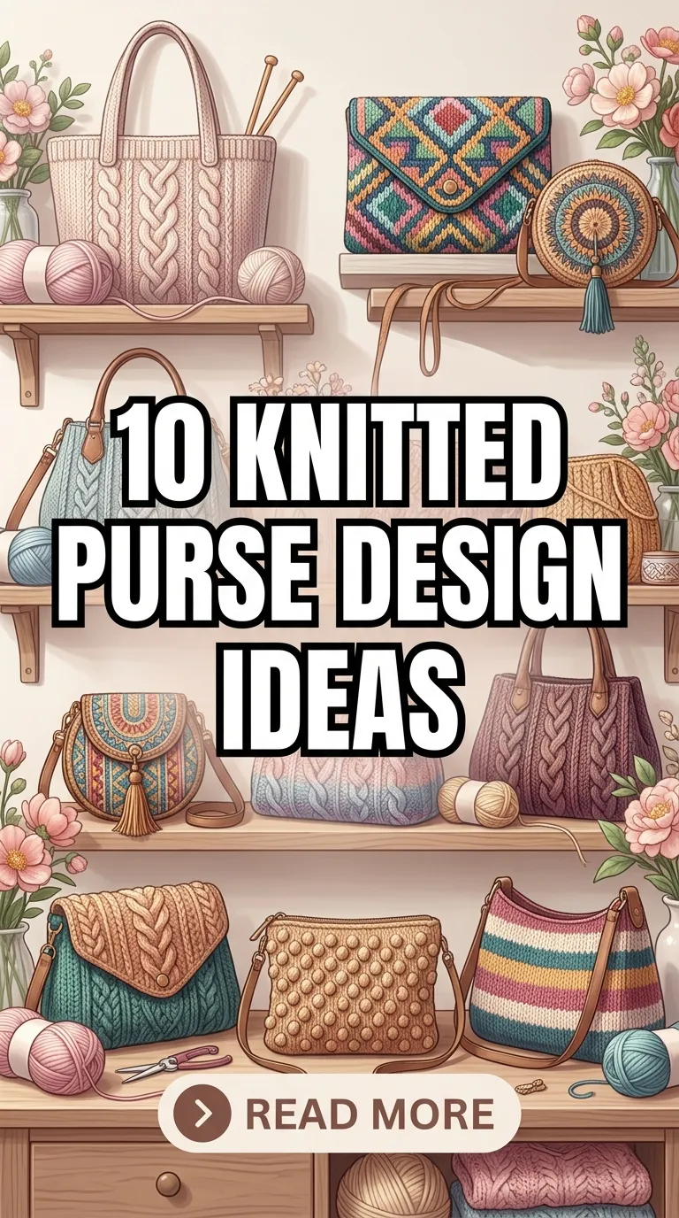 10 Knitted Purse Design Ideas