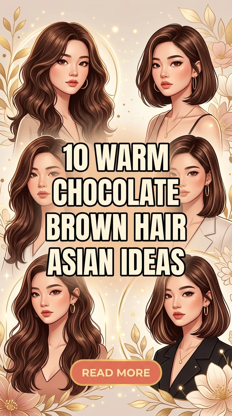 10 Warm Chocolate Brown Hair Asian Ideas