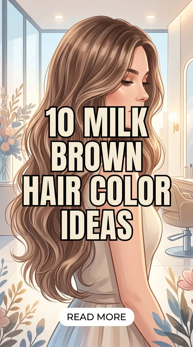 10 Milk Brown Hair Color Ideas