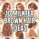 10 Milktea Brown Hair Ideas