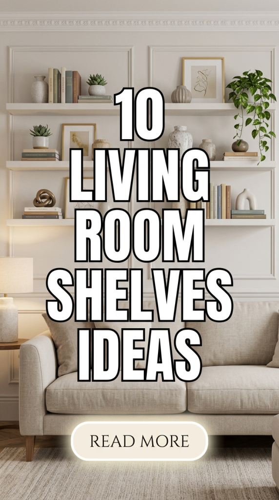 10 Living Room Shelves Ideas