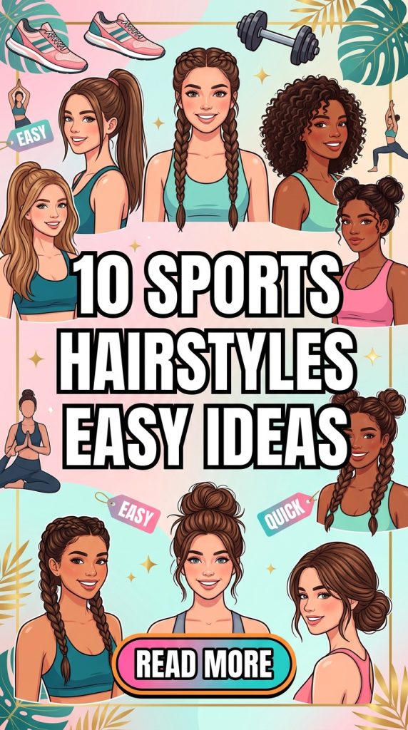 10 Sports Hairstyles Easy Ideas