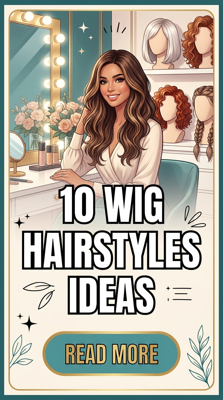 10 Wig Hairstyles Ideas