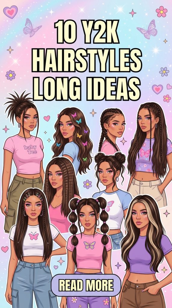 10 Y2K Hairstyles Long Hair Ideas