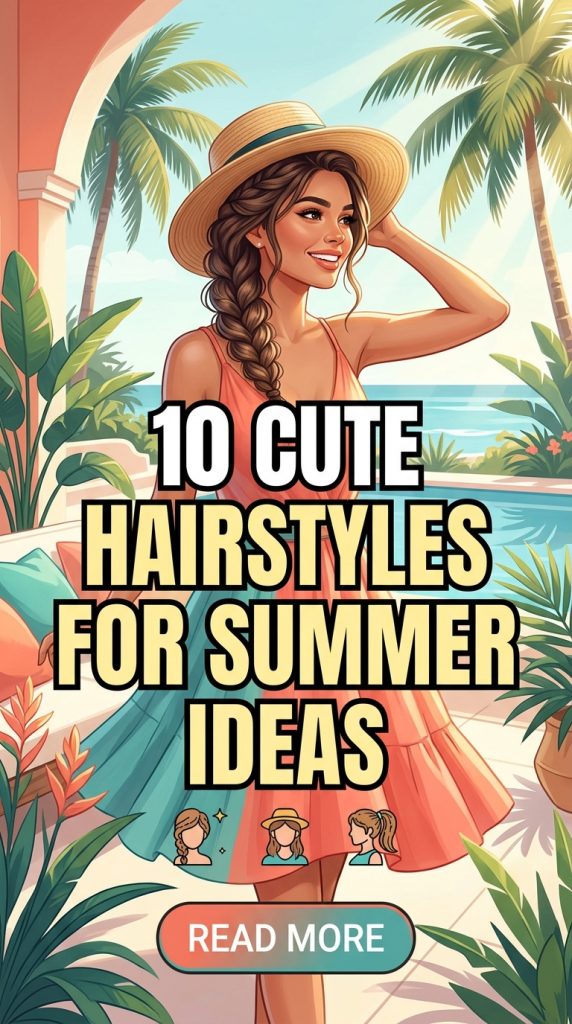 10 Cute Hairstyles For Summer Ideas That Are Easy