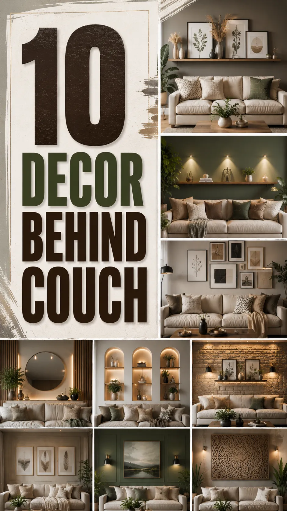 10 Decor Ideas Behind Couch