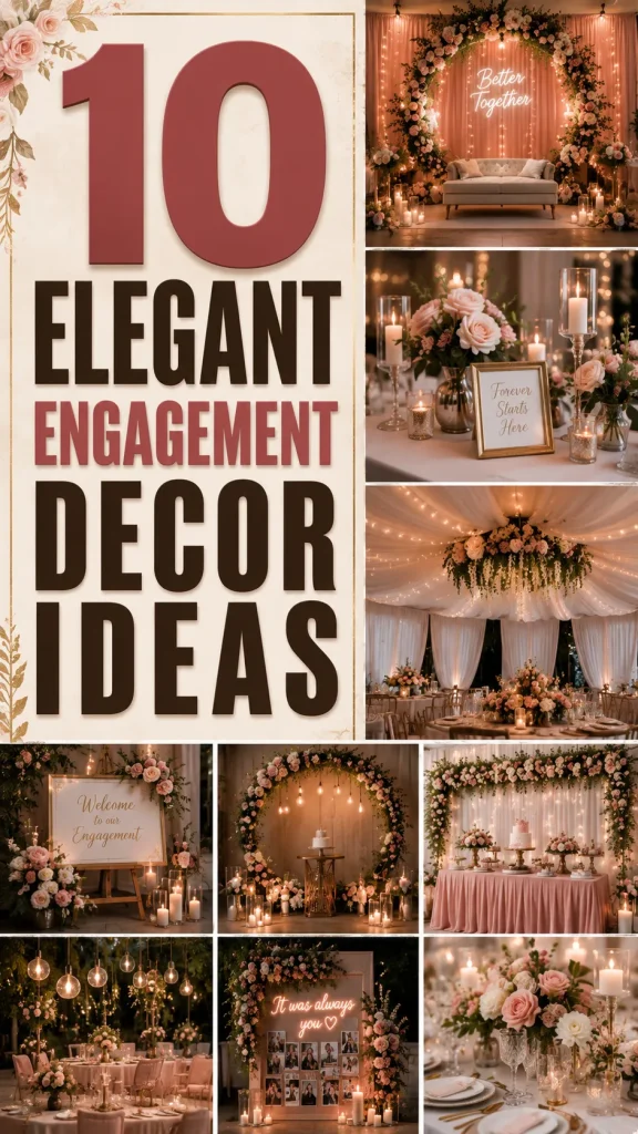 10 Elegant Engagement Decor Ideas
