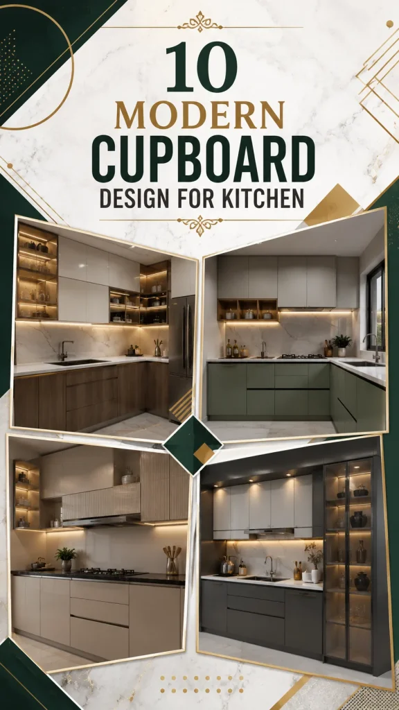 10 Modern Cupboard Design for Kitchen
